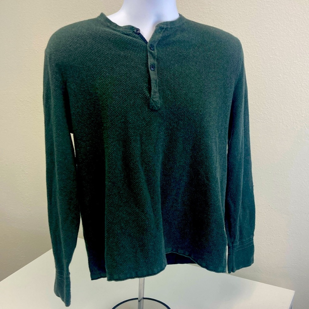 Rag and Bone mens Henley sweater XL